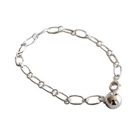 Silver Ball and Chain Bracelet - Australian Designer Fine Jewellery