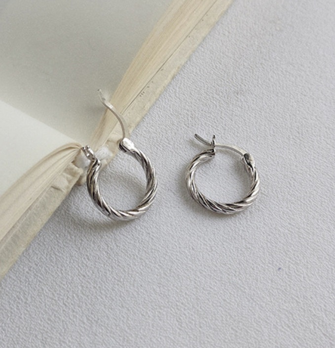 Melina Silver Hoop Earrings - Australian Designer Fine Jewellery